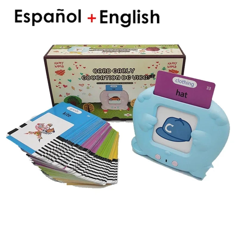 Electronic Audio Book Learn English German Spanish French