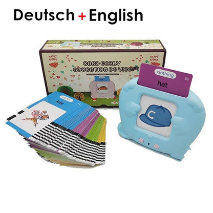 Electronic Audio Book Learn English German Spanish French